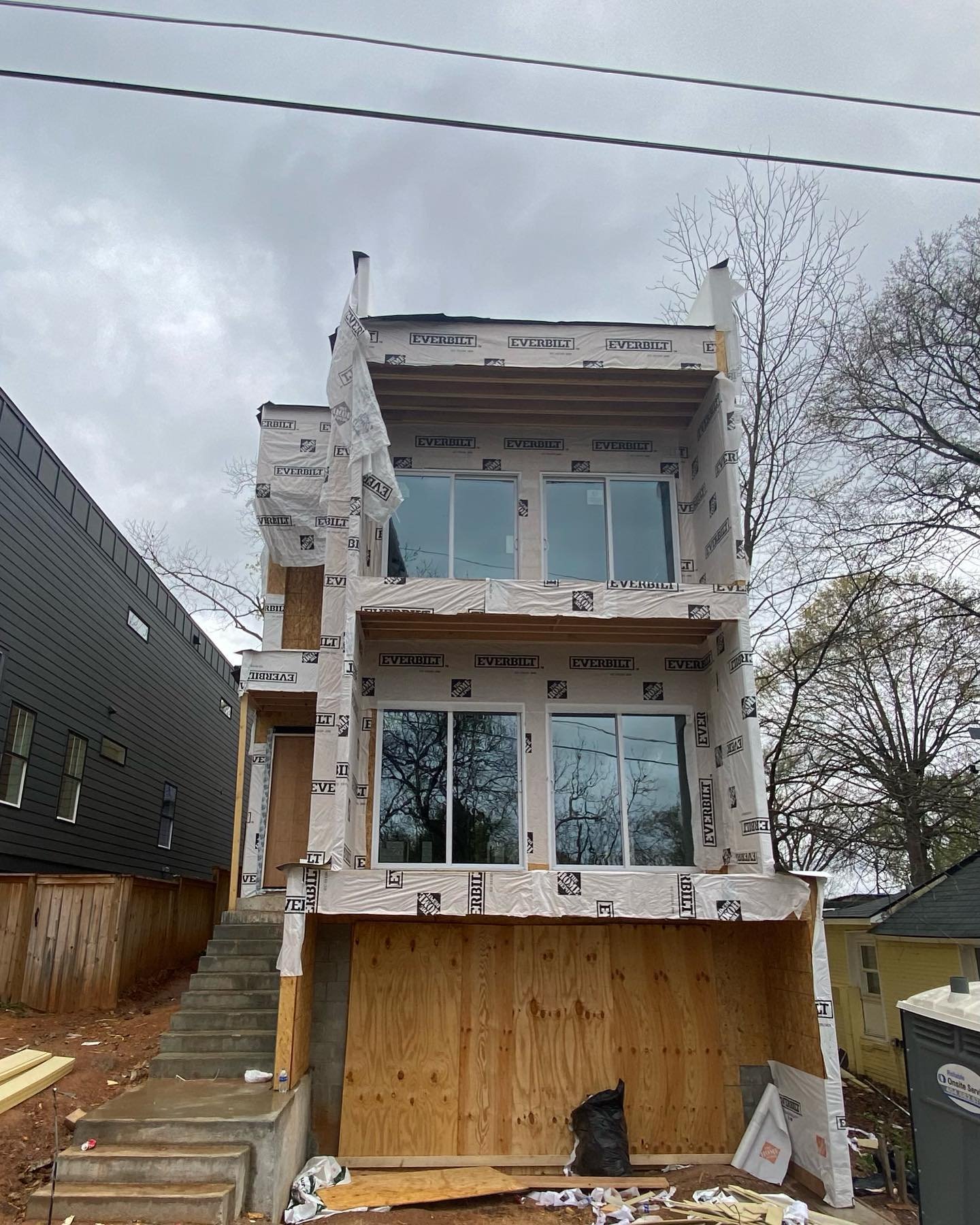 Three story new build with a rooftop terrace in Atlanta, Georgia